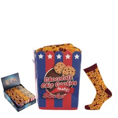 Unisex носки в подарочной коробке Snack Time Socks Chocolade Chip Cookies цена и информация | Женские носки | 220.lv