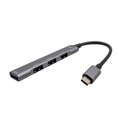 Hub USB-C 1x USB 3.0 + 3x USB 2.0 cena un informācija | Adapteri un USB centrmezgli | 220.lv