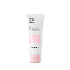 Увлажняющая и успокаивающая маска для лица Kiko Milano Pink Clay Mask, 50мл цена и информация | Маски для лица, патчи для глаз | 220.lv