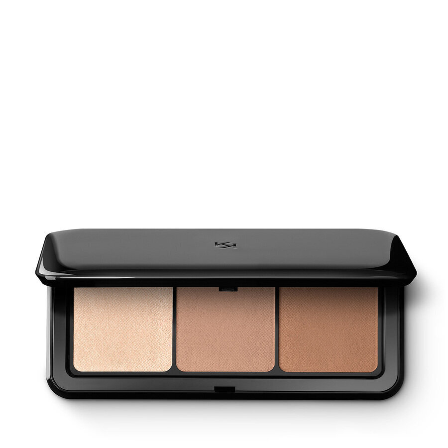 Kontūrēšanas palete Kiko Milano Contour Obsession Palette, 03 Deep cena un informācija | Bronzeri, vaigu sārtumi | 220.lv