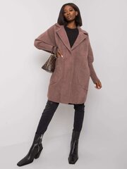 Purple fluffy alpaca coat. цена и информация | Женские пальто | 220.lv