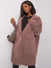 Purple fluffy alpaca coat. cena un informācija | Sieviešu mēteļi | 220.lv