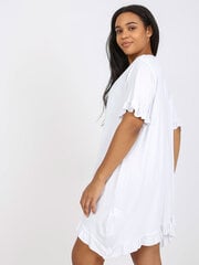 Женское белое платье больших размеров цена и информация | Платья | 220.lv