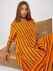Женское оранжевое платье оверсайз цена и информация | Платья | 220.lv