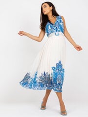 Женское бело-голубое платье One Size цена и информация | Платье | 220.lv