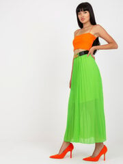 Женская ярко-зеленая плиссированная юбка цена и информация | Юбка | 220.lv