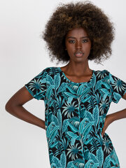 чарна блузка с тропическими растениями sublevel цена и информация | Женские блузки, рубашки | 220.lv