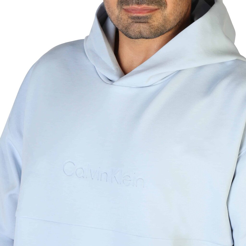 Džemperis vīriešiem Calvin Klein K10K108058 78327, balts cena un informācija | Vīriešu jakas | 220.lv