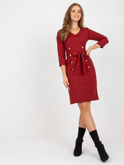 Женское темно-красное коктейльное платье цена и информация | Платья | 220.lv