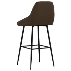 Барные стулья, 2 шт., коричневые цена и информация | Стулья для кухни и столовой | 220.lv