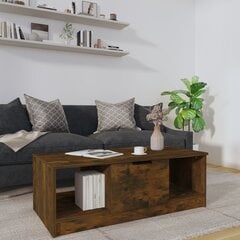 Kafijas galdiņš, kūpināts ozols, 102x50x36cm, apstrādāts koks cena un informācija | Žurnālgaldiņi | 220.lv
