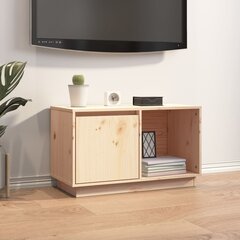 vidaXL TV skapītis, 74x35x44 cm, priedes masīvkoks cena un informācija | TV galdiņi | 220.lv