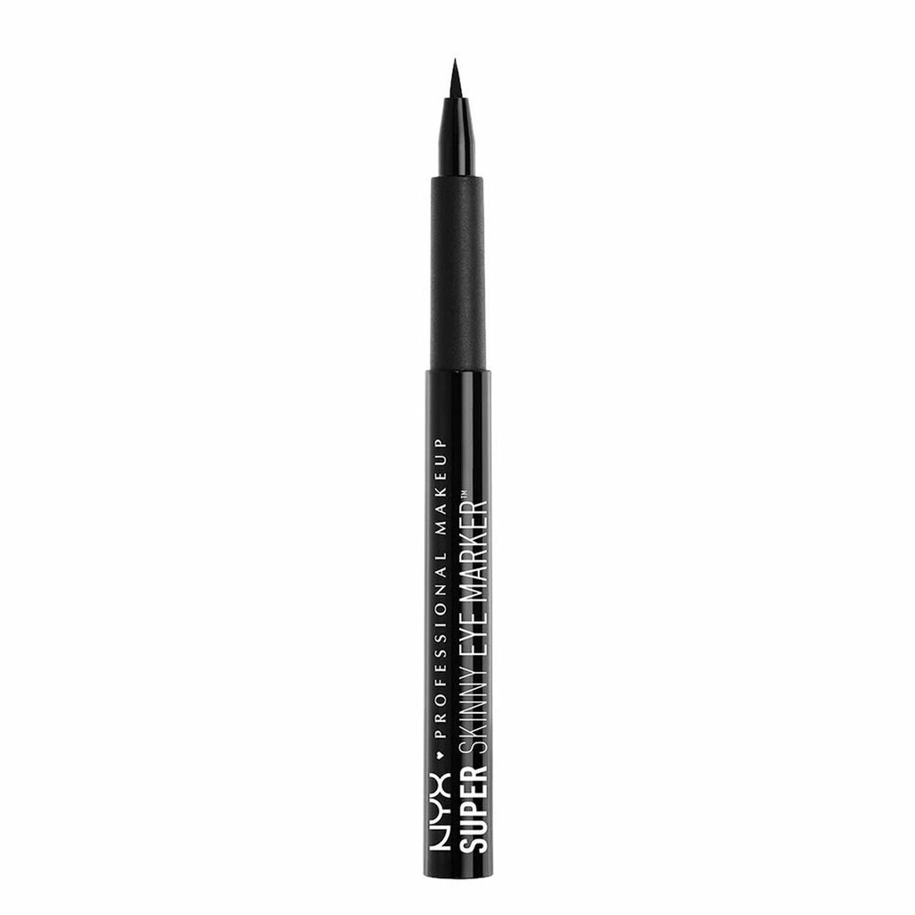 Acu zīmulis NYX Super Skinny Carbon Black, 1,1 ml cena un informācija | Acu ēnas, skropstu tušas, zīmuļi, serumi | 220.lv