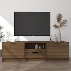 TV skapis, brūns ozols, 140x35x40cm, koks cena un informācija | TV galdiņi | 220.lv