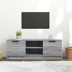 TV skapis, pelēks ozols, 102x35x36,5cm, koks цена и информация | Тумбы под телевизор | 220.lv