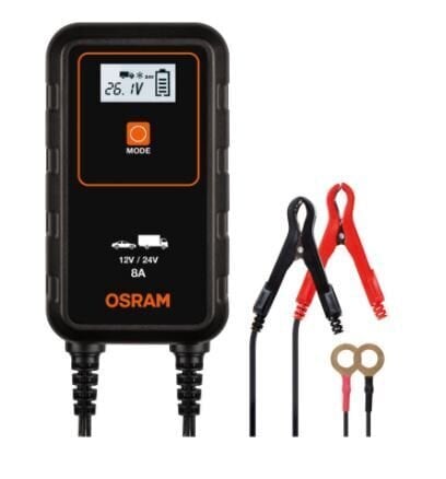 Osram akumulatoru lādētājs 908 8A 12/24V cena un informācija | Akumulatoru lādētāji | 220.lv