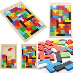 Koka puzle "Tetris", B cena un informācija | Attīstošās rotaļlietas | 220.lv