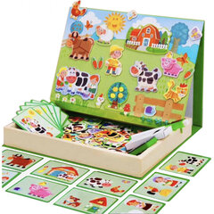 Magnētiskais spēļu komplekts "Mazā saimniecība" cena un informācija | Rotaļlietas zīdaiņiem | 220.lv