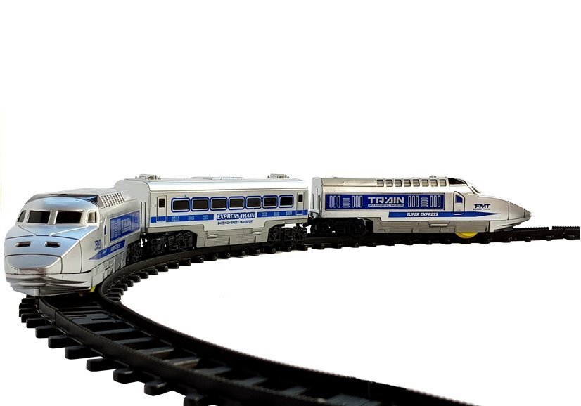Rotaļlietu vilciens ar sliedēm "Track Train" cena un informācija | Rotaļlietas zēniem | 220.lv