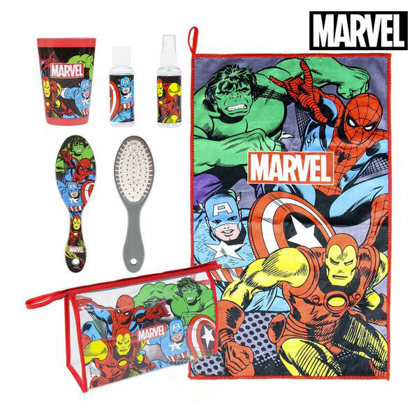 Tualetes soma skolai The Avengers (6 pcs) Daudzkrāsains cena un informācija | Sporta somas un mugursomas | 220.lv