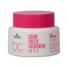 Maska krāsotiem matiem, Schwarzkopf Bonacure Color Freeze pH 4.5, 200 ml цена и информация | Средства для укрепления волос | 220.lv