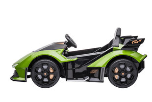 Vienvietīgs elektromobilis Lamborghini GT, zaļš cena un informācija | Bērnu elektroauto | 220.lv