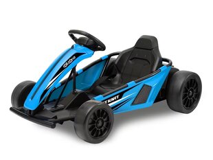 Drifta Go-Karts Rolzone zils, ar 24 voltu 200 vatu motoriem (18km/h) cena un informācija | Bērnu elektroauto | 220.lv