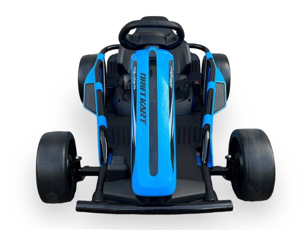 Drifta Go-Karts Rolzone zils, ar 24 voltu 200 vatu motoriem (18km/h) цена и информация | Bērnu elektroauto | 220.lv