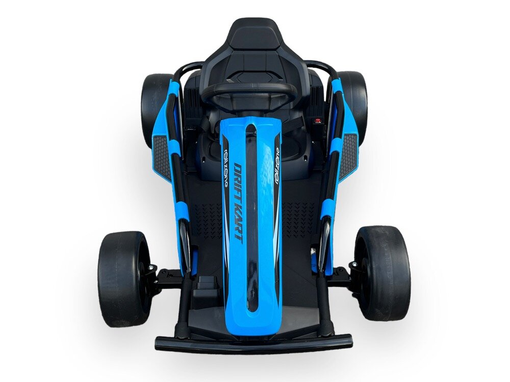 Drifta Go-Karts Rolzone zils, ar 24 voltu 200 vatu motoriem (18km/h) цена и информация | Bērnu elektroauto | 220.lv