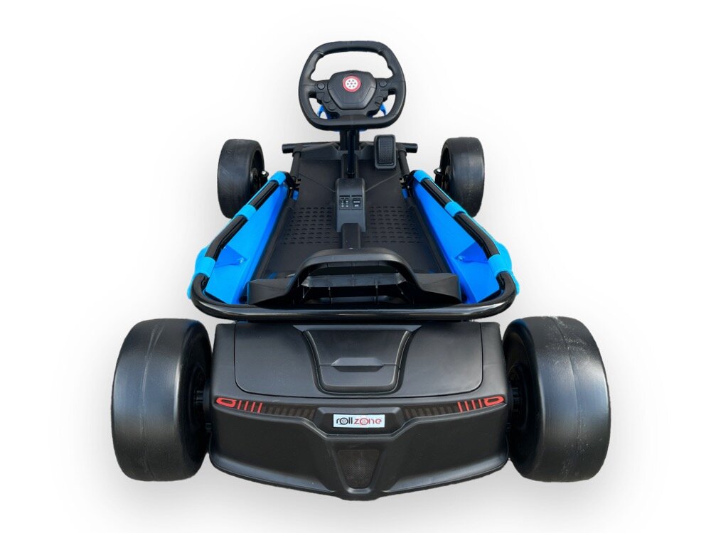 Drifta Go-Karts Rolzone zils, ar 24 voltu 200 vatu motoriem (18km/h) цена и информация | Bērnu elektroauto | 220.lv