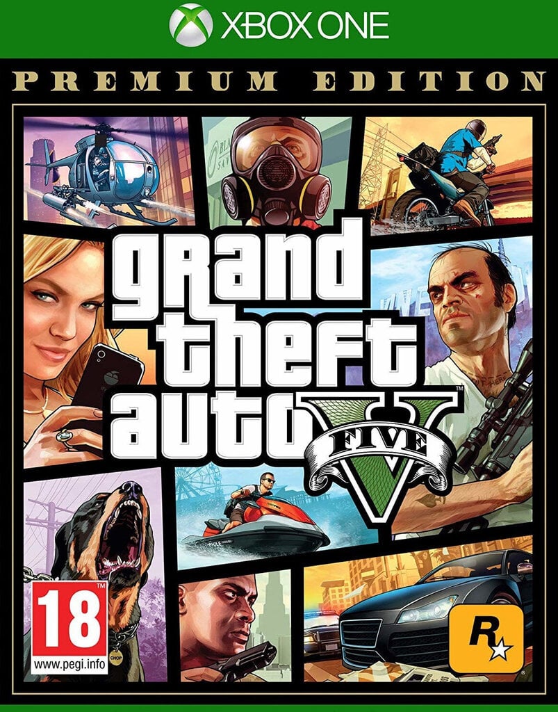Grand Theft Auto V (GTA 5) Premium Edition Xbox one цена и информация | Datorspēles | 220.lv