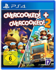 Overcooked! + Overcooked! 2 PS4 cena un informācija | Datorspēles | 220.lv