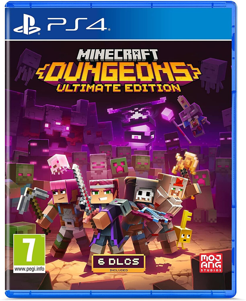 Minecraft Dungeons: Ultimate Edition, PS4 цена и информация | Datorspēles | 220.lv