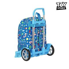 Школьный рюкзак с колесиками Evolution Toy Story Let's Play, синий цена и информация | Школьные рюкзаки, спортивные сумки | 220.lv
