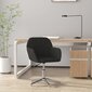 vidaXL biroja krēsls, melns audums цена и информация | Biroja krēsli | 220.lv