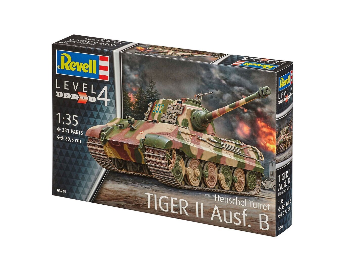 Revell Tīģera II Henšela tanks цена и информация | Konstruktori | 220.lv