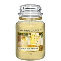 Yankee Candle Large Jar svece Homemade Herb Lemona 623 g cena un informācija | Sveces un svečturi | 220.lv