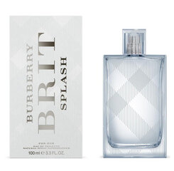 Burberry Brit splash EDT vīriešiem 100 ml cena un informācija | Vīriešu smaržas | 220.lv