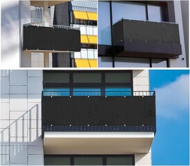 Солнечный охранник балкона укрытия на балконе покрытие балкона HDPE защита от ультрафиолета по защите ветра Балконы. цена и информация | Зонты, маркизы, стойки | 220.lv