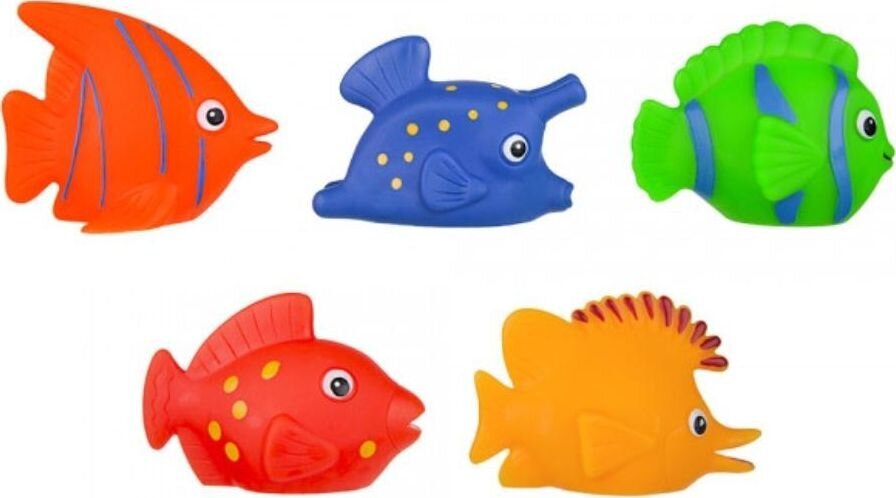 Hencz Toys Vannas rotaļlietas Fish Rubberky cena un informācija | Rotaļlietas zīdaiņiem | 220.lv