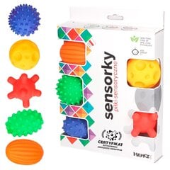 Сенсорные шарики Hencz Toys Sensorky 5 шт. цена и информация | Игрушки для малышей | 220.lv