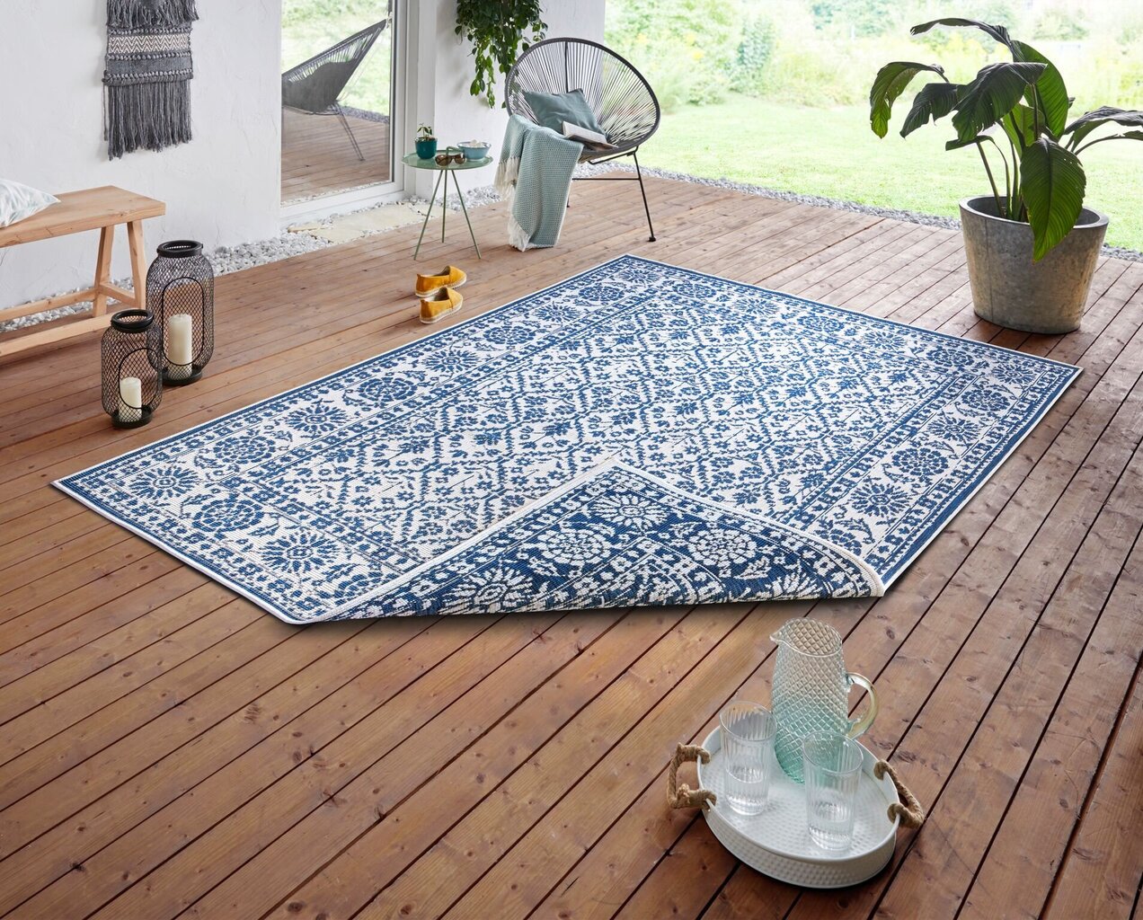 Northrugs divpusējs paklājs Curacao 150x80 cm цена и информация | Paklāji | 220.lv