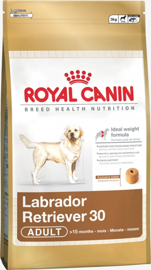 Royal Canin Labrador Retriever Adult 12 kg цена и информация | Sausā barība suņiem | 220.lv