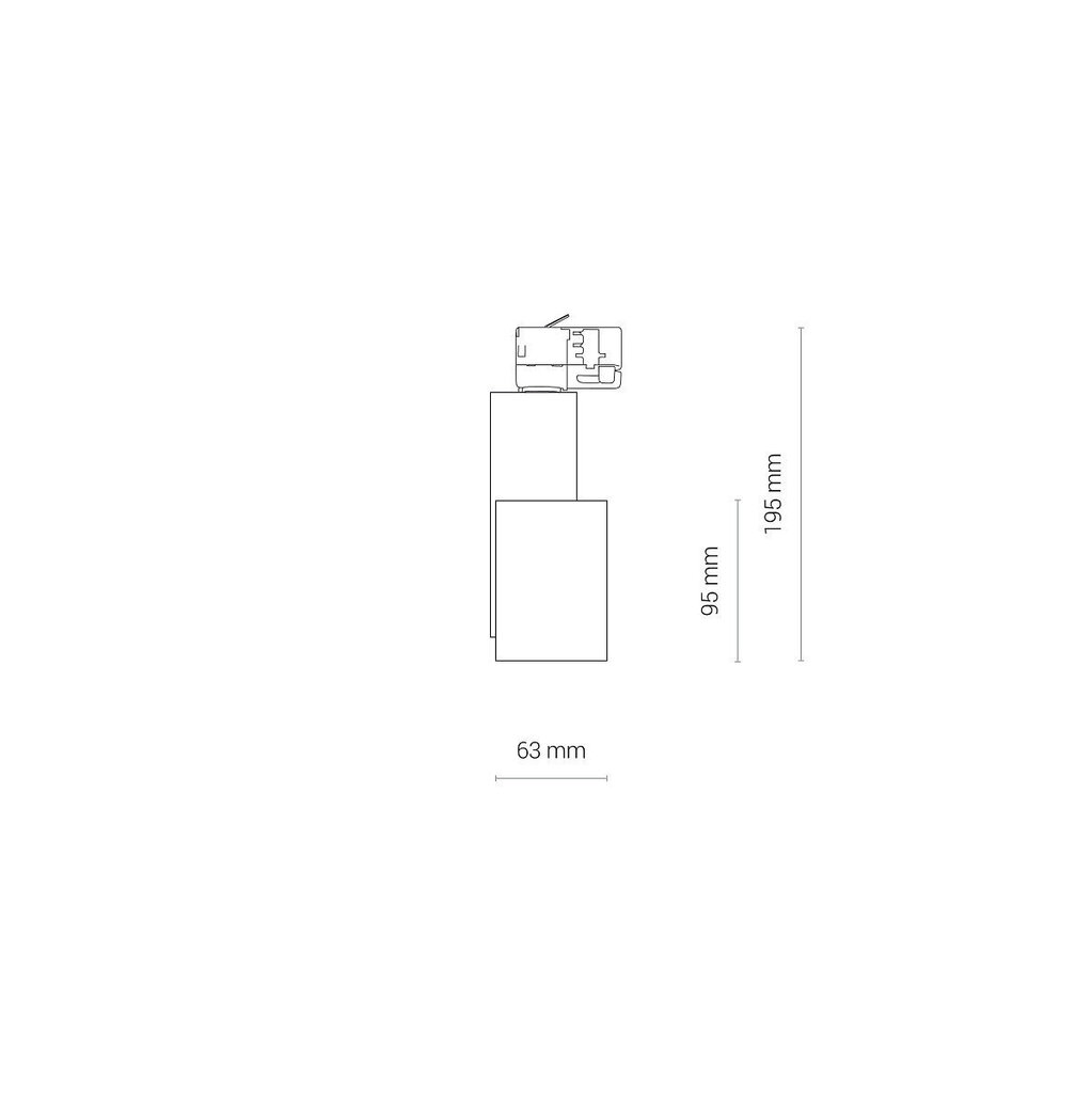 LED gaismeklis Nowodvorski CTLS Nea 20W 4000K 8756 цена и информация | Lustras | 220.lv