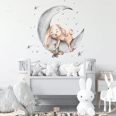 Детская интерьерная наклейка «Спящий заяц» цена и информация | Декоративные наклейки | 220.lv