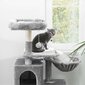 Kaķu māja/skrāpis post Feandrea PCT52W, pelēks цена и информация | Kaķu mājas, nagu asināmie | 220.lv