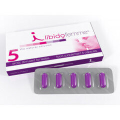 Kapsulas LibidoFemme, 5 gab. cena un informācija | Vitamīni | 220.lv