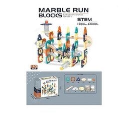 Marble run komplekts, 110 daļas цена и информация | Игрушки для мальчиков | 220.lv