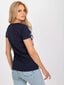 Sieviešu T-krekls ar apdruku tumši zilā krāsā cena un informācija | T-krekli sievietēm | 220.lv