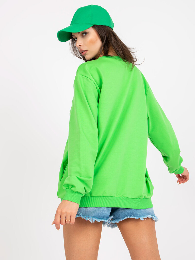 Zaļš sieviešu džemperis bez kapuces cena un informācija | Jakas sievietēm | 220.lv